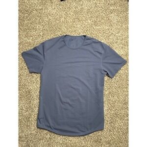 BYLT Premium Basics Mens Drop Cut Lux Short Sleeve T-Shirt Slate Gray Size‎ S